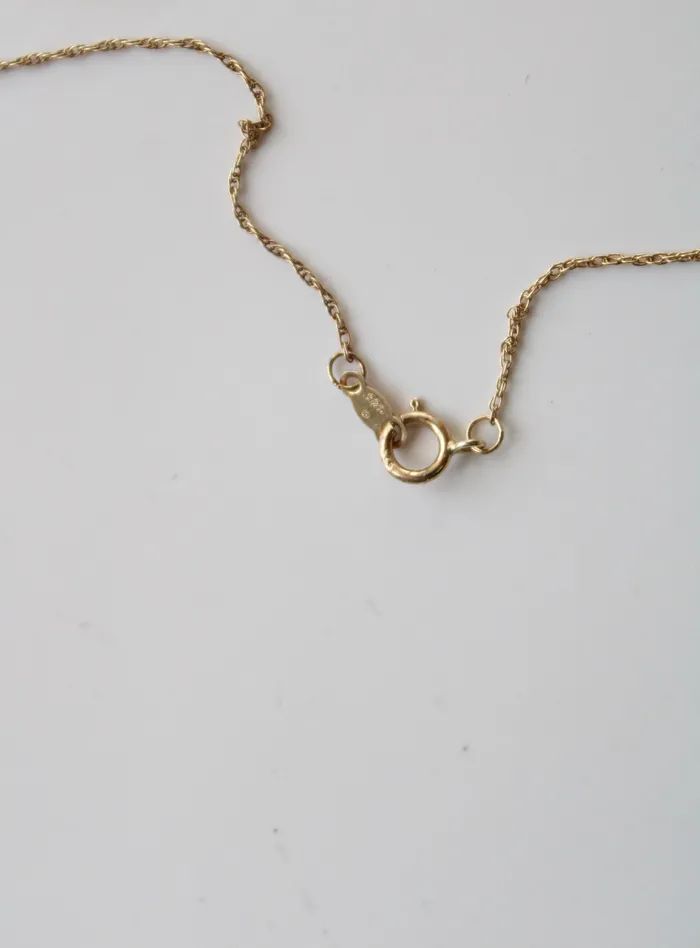 Necklaces Jubilee Thrift Teardrop Pendant Gold Tone 925 Necklace
