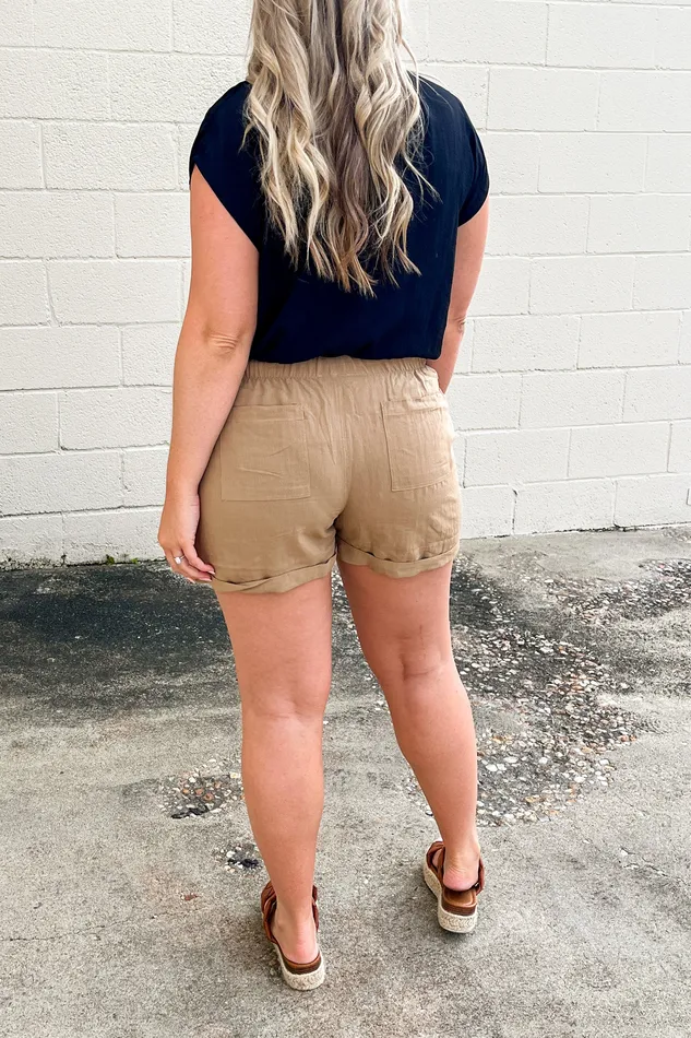 Necklaces Kori SALE Truth Be Told Linen Shorts