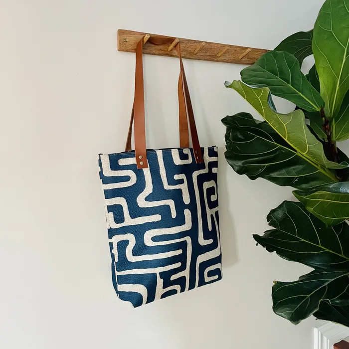 Necklaces Leather and Fabric Tote Bags HJT
