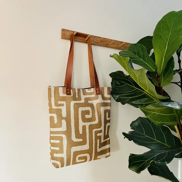Necklaces Leather and Fabric Tote Bags HJT