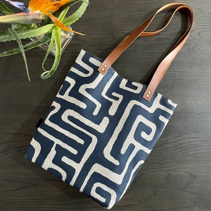 Necklaces Leather and Fabric Tote Bags HJT