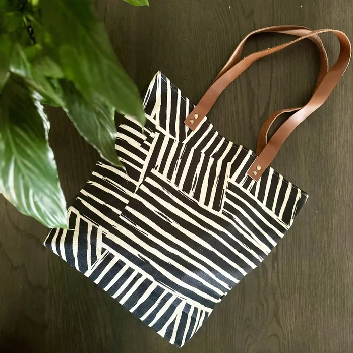 Necklaces Leather and Fabric Tote Bags HJT