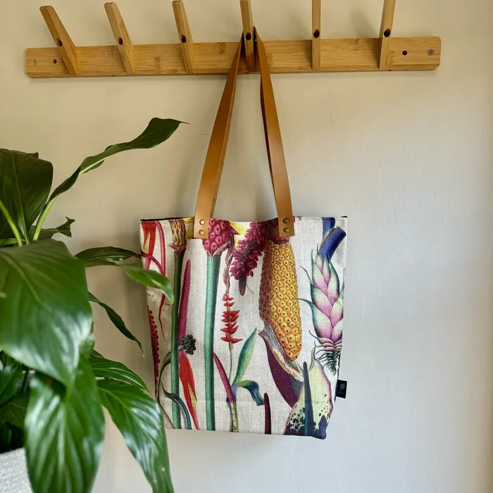 Necklaces Leather and Fabric Tote Bags HJT
