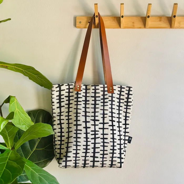 Necklaces Leather and Fabric Tote Bags HJT