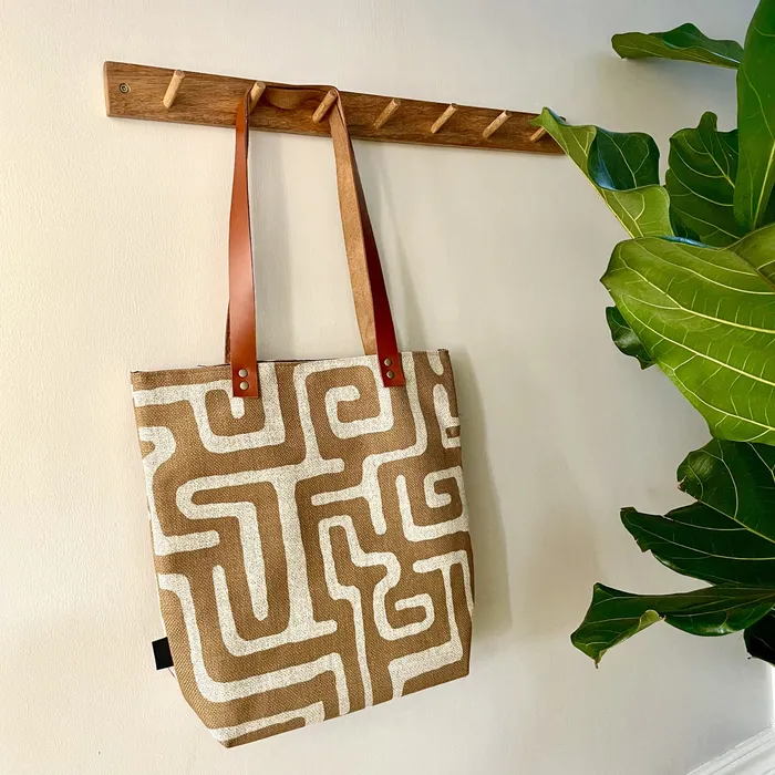 Necklaces Leather and Fabric Tote Bags HJT