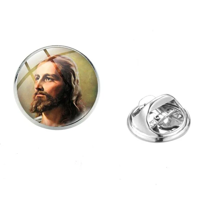 Necklaces Lords Guidance Christian Pinsbr Holy Face Of Jesus