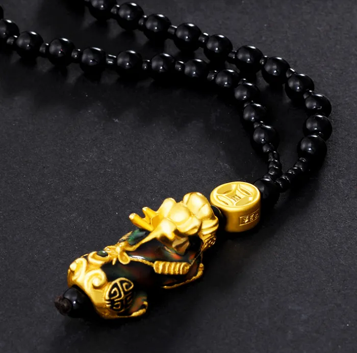 Necklaces Mystical Fengshui Black Obsidian Necklace Bryan Lim
