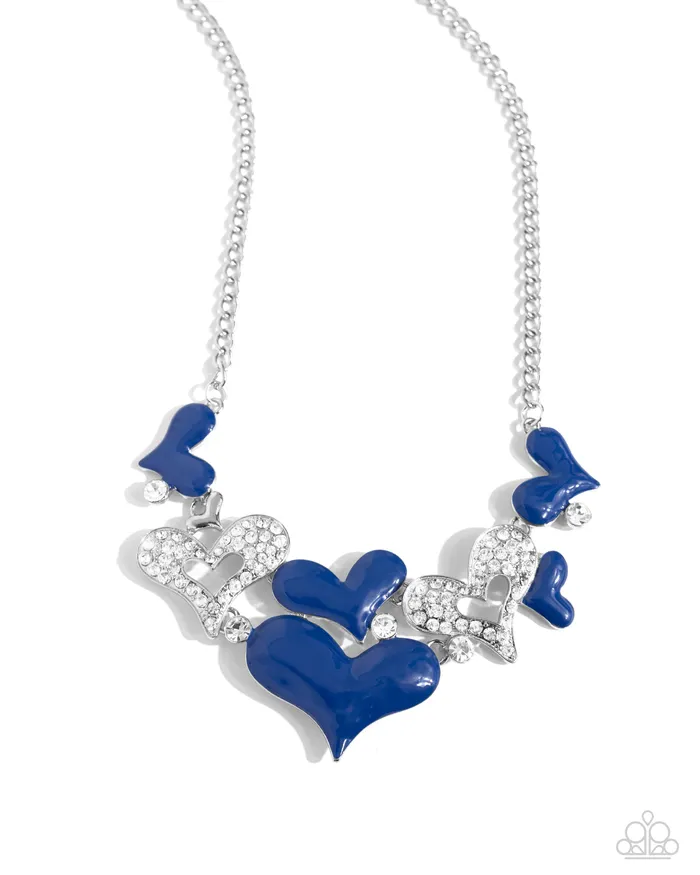 Necklaces Paparazzi Accessories Room in My Heart for More Blue