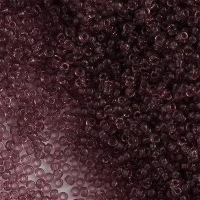 Necklaces Peppy Beads Miyuki Seed Beads 80 Transparent Smoky Amethyst 0142