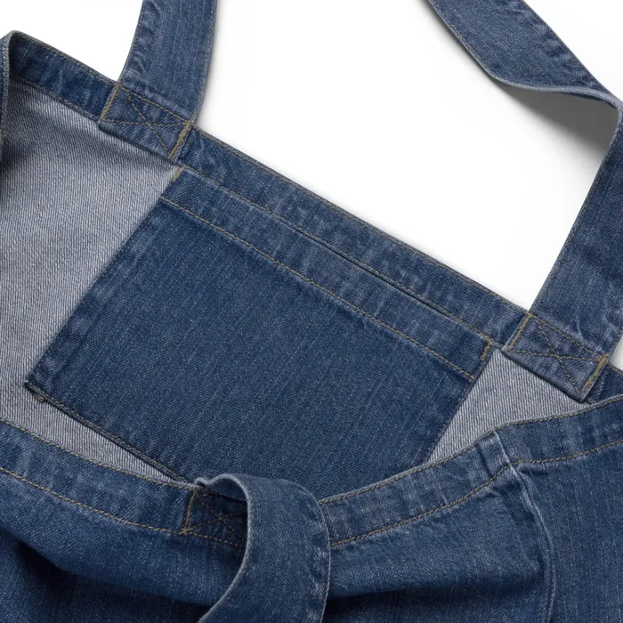 Necklaces Printful Organic denim tote bag with Puppy