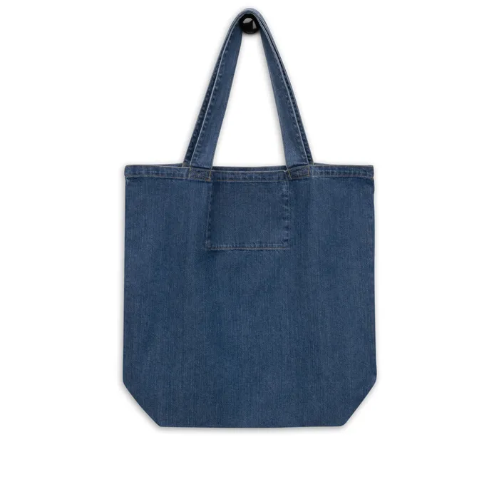Necklaces Printful Organic denim tote bag with Puppy