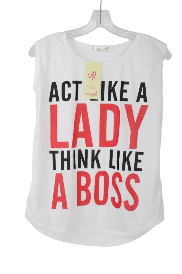 NEW Fashion Classic Act Like A Lady Tank M Jubilee Thrift Earrings