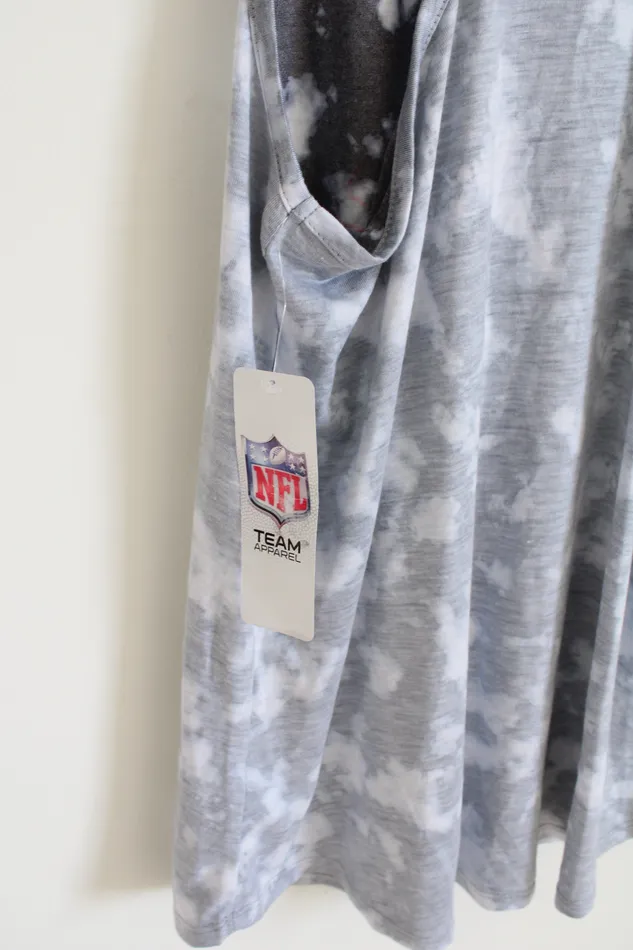 NEW NFL Teens Apparel New England Patriots Gray Soft Tank L NFL Earrings