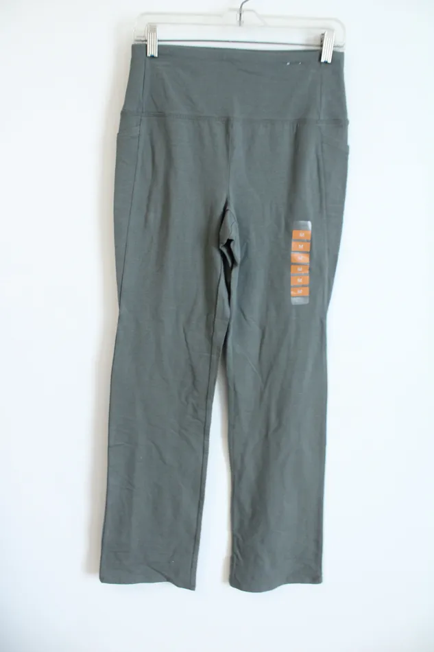 NEW RBX Sage Green Stretch Yoga Pant M RBX Earrings