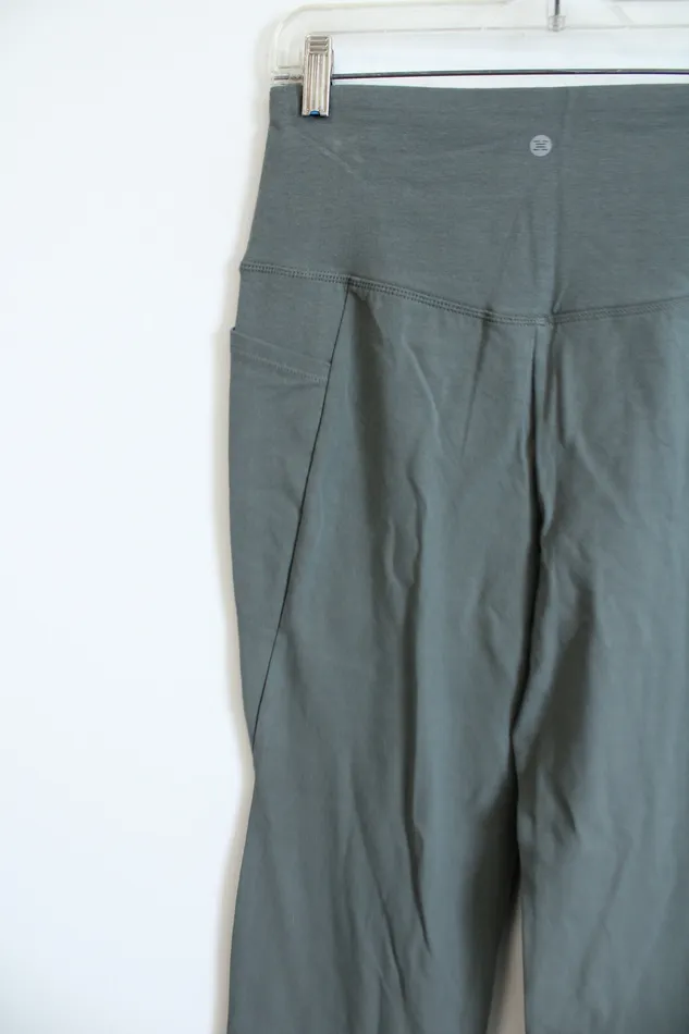 NEW RBX Sage Green Stretch Yoga Pant M RBX Earrings