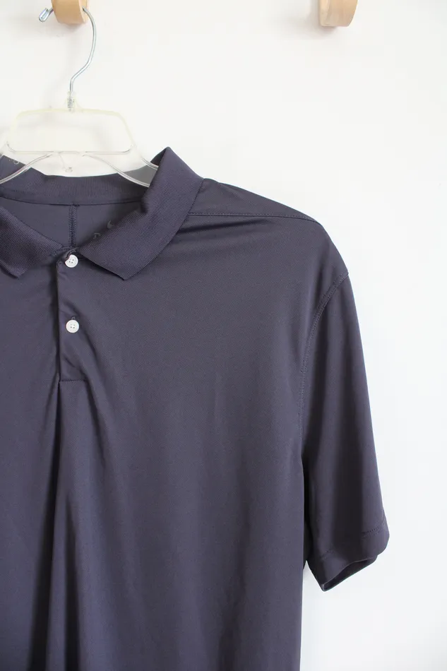 Nike DriFit Standard Fit Gray Polo Shirt XL Nike Earrings