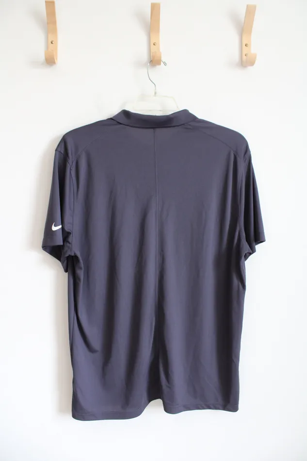 Nike DriFit Standard Fit Gray Polo Shirt XL Nike Earrings