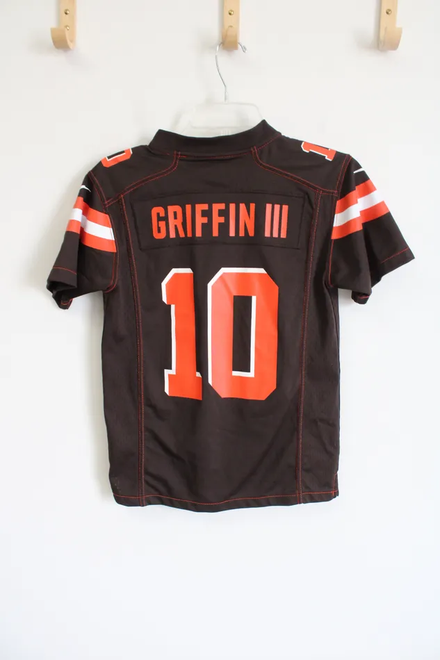 Nike Earrings Nike NFL On Field Cleveland Browns 10 Griffin III Jersey Youth M 1012