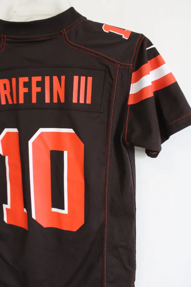 Nike Earrings Nike NFL On Field Cleveland Browns 10 Griffin III Jersey Youth M 1012