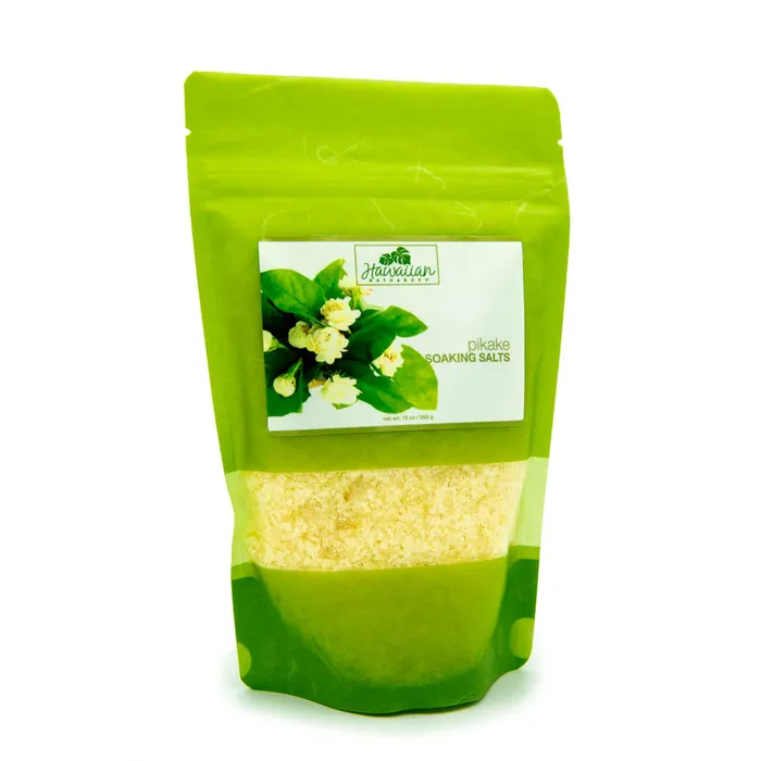 NORTHSHORESOAP Earrings Hawaiian Bath Body Pikake Soaking Salts