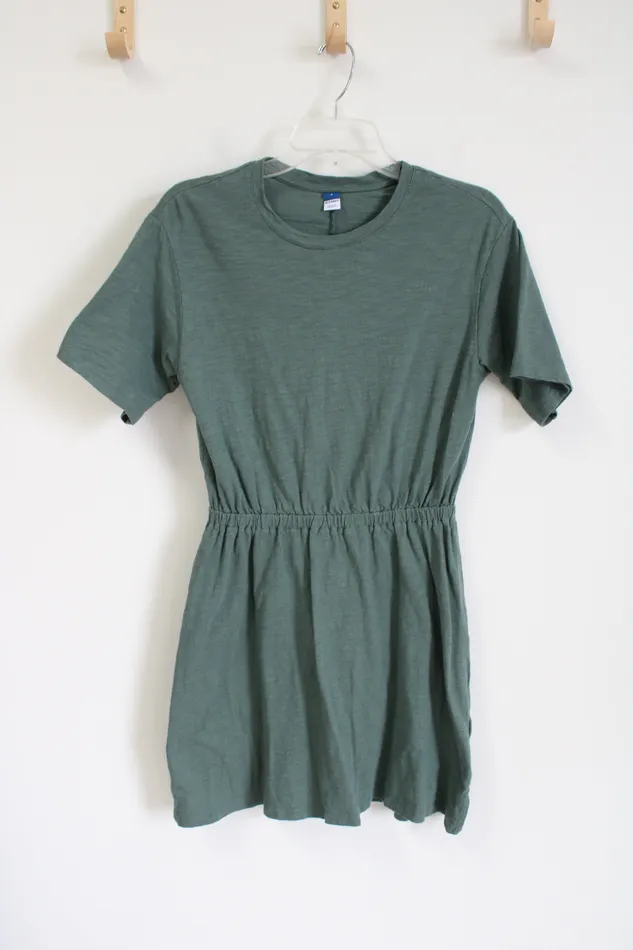 Old Navy Green Dress S Old Navy Earrings