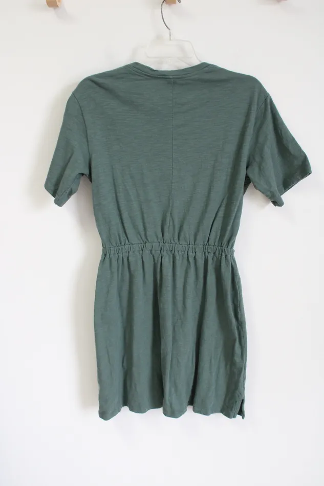 Old Navy Green Dress S Old Navy Earrings