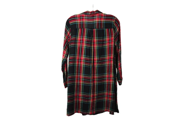 Old Navy Old Navy Plaid Dress S Earrings
