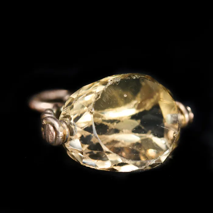 OTC Watches Victorian Yellow Gold Citrine Watch Fob