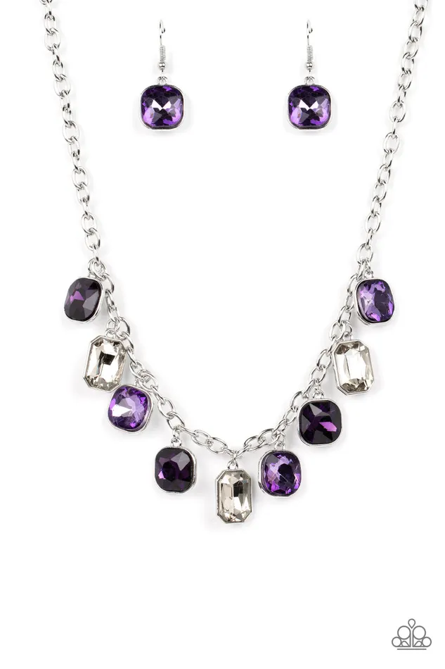 Paparazzi Accessories Earrings Best Decision Ever Purple