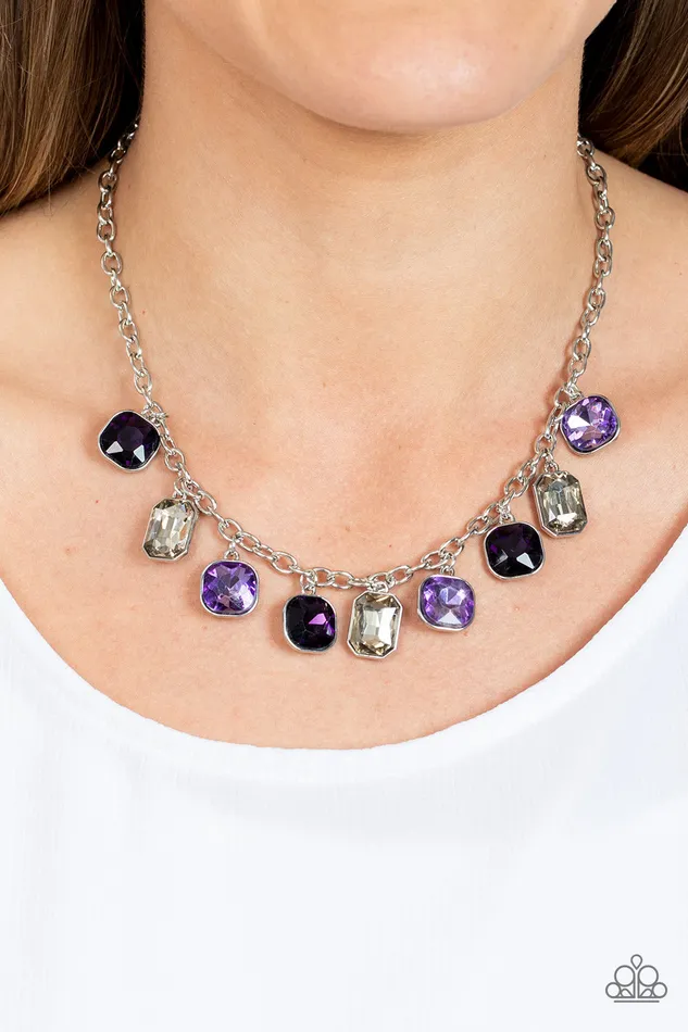 Paparazzi Accessories Earrings Best Decision Ever Purple