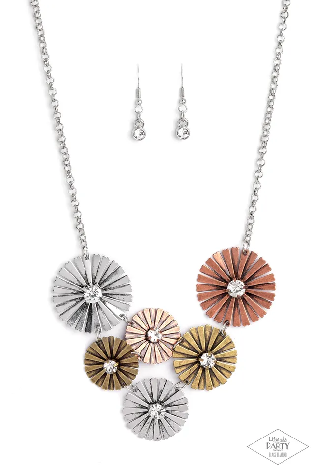 Paparazzi Accessories Earrings Flauntable Fanfare Multi