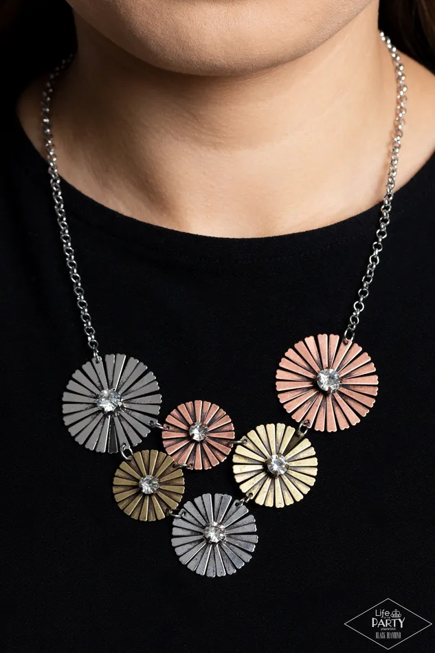 Paparazzi Accessories Earrings Flauntable Fanfare Multi