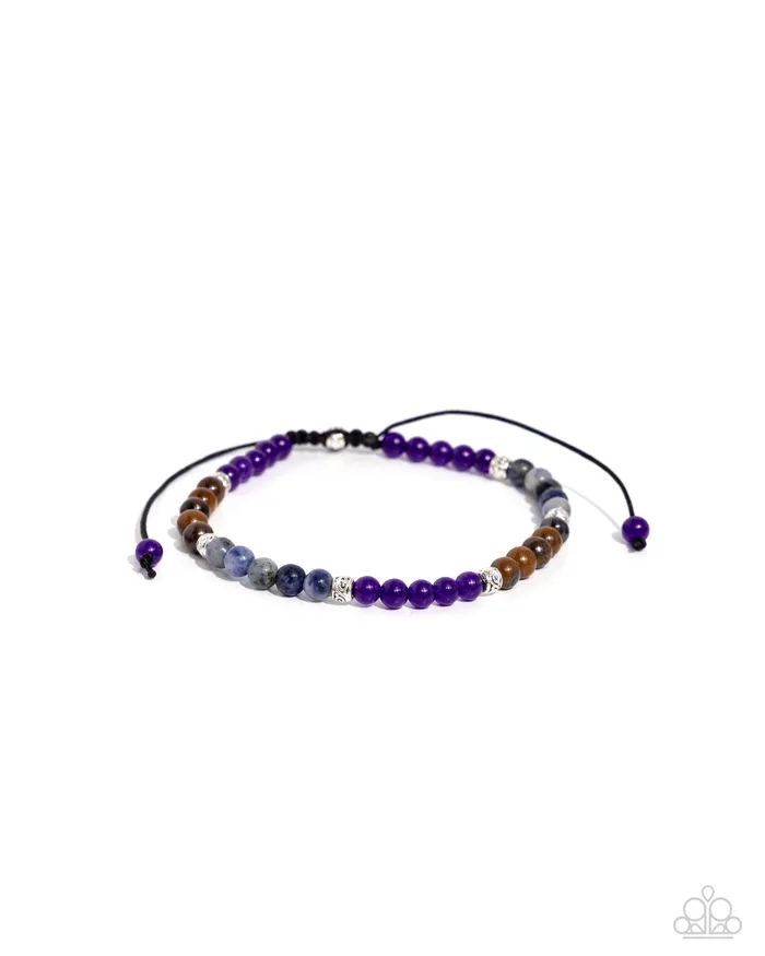 Paparazzi Accessories Multicolored Melody Purple Earrings