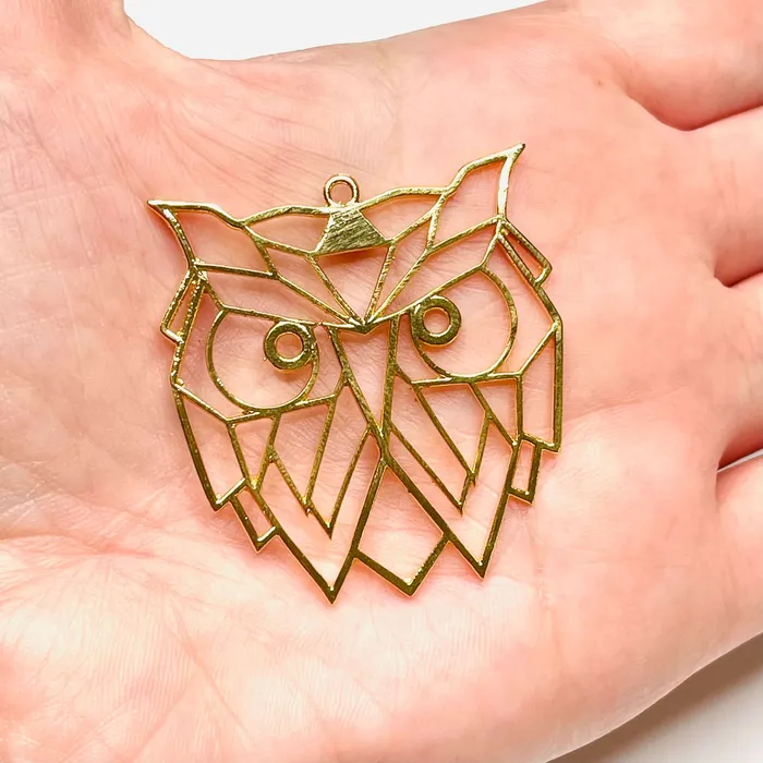 Peppy Beads 24Kt Shiny Gold Plated Brass Origami Owl Pendant Owl Necklace Charms Necklaces Peppy Beads 24Kt Shiny Gold Plated Brass Origami Owl Pendant Owl Necklace Charms Necklaces