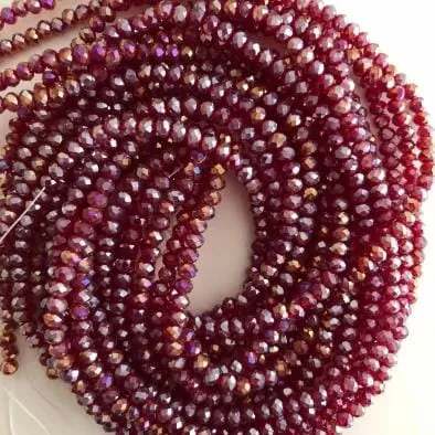 Peppy Beads Earrings Crystal faceted rondelle 3mm Beads PBC3C12