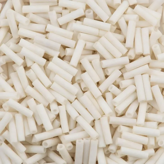 Peppy Beads Earrings Miyuki Bugles size 6mm 2021 Matted Opaque Cream Cream bugles 6mm Peppy Beads Earrings Miyuki Bugles size 6mm 2021 Matted Opaque Cream Cream bugles 6mm