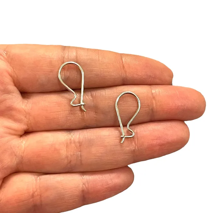 Peppy Beads Earrings Sterling Silver Earring Hooks 925 Sterling Silver Earring Wires 1 pair in a pack