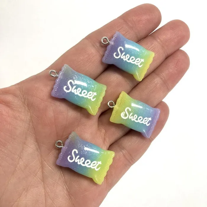 Peppy Beads Earrings Sweet Candy Charms Acrylic Sweet Candy Charms 4 pcs in a pack Peppy Beads Earrings Sweet Candy Charms Acrylic Sweet Candy Charms 4 pcs in a pack