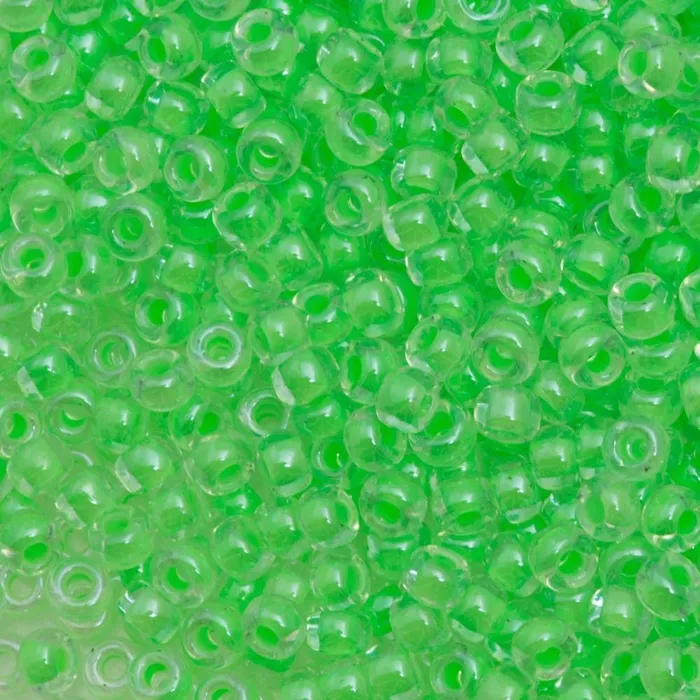 Peppy Beads Miyuki Seed Beads 80 Luminous Mint Green 1120 Earrings