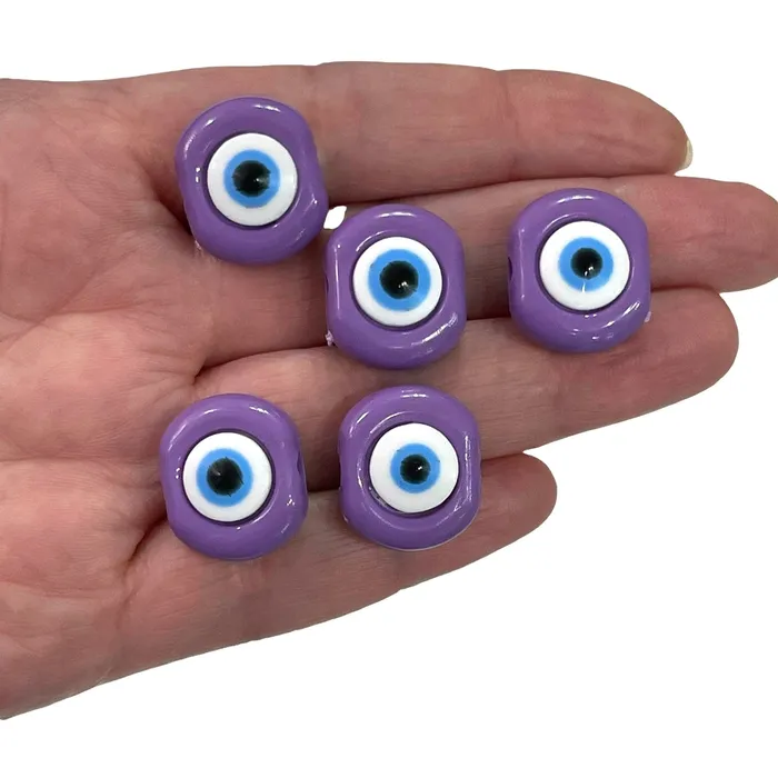 Peppy Beads Necklaces Large Hole Evil Eye Resin Beads 20mm Beads 36mm Hole 5 Beads in a Pack Peppy Beads Necklaces Large Hole Evil Eye Resin Beads 20mm Beads 36mm Hole 5 Beads in a Pack