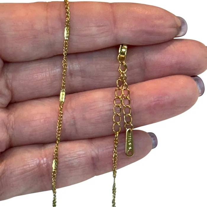 Peppy Beads Necklaces Waterproof Stainless Steel 24Kt Gold Filled Curb Chain With Bars Necklace Ready Gold Curb Chain Necklace Peppy Beads Necklaces Waterproof Stainless Steel 24Kt Gold Filled Curb Chain With Bars Necklace Ready Gold Curb Chain Necklace