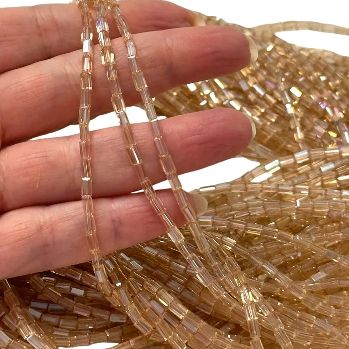Peppy Beads New Crystal Faceted Cuboid Beads45x25x25mm 95 pcs Earrings