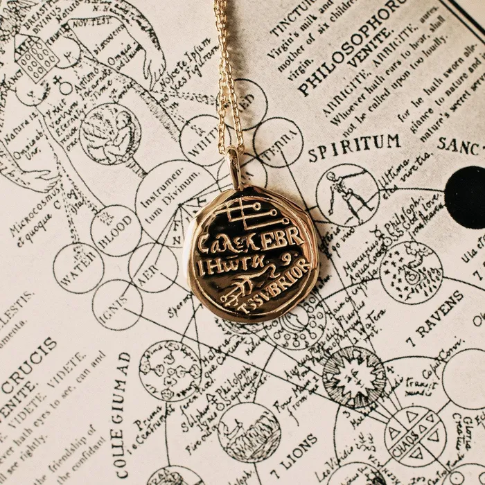 Pisces Alchemical Zodiac Pendant COMMON ERA Necklaces