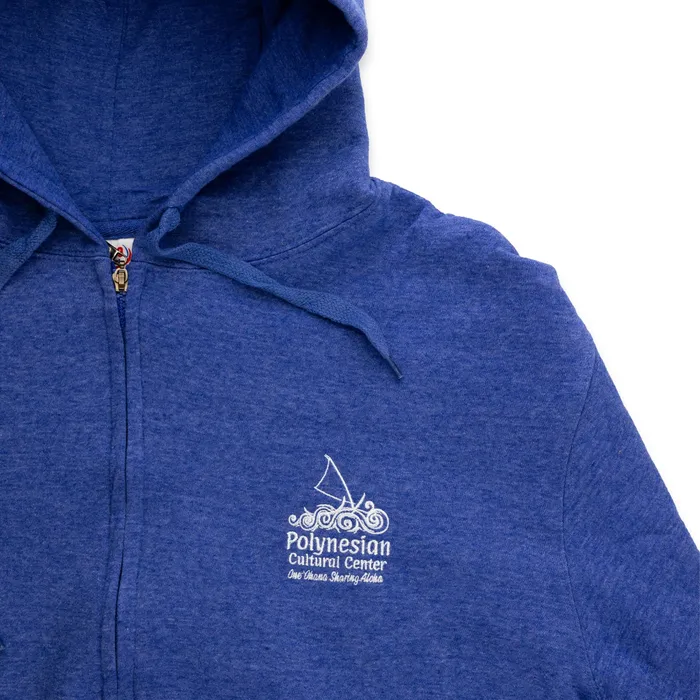 Polynesian Cultural Center Cotton Blend FullZip Hoodie GOGOSPORTS Earrings