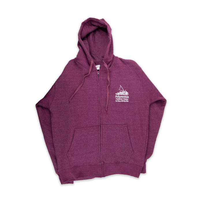 Polynesian Cultural Center Cotton Blend FullZip Hoodie GOGOSPORTS Earrings
