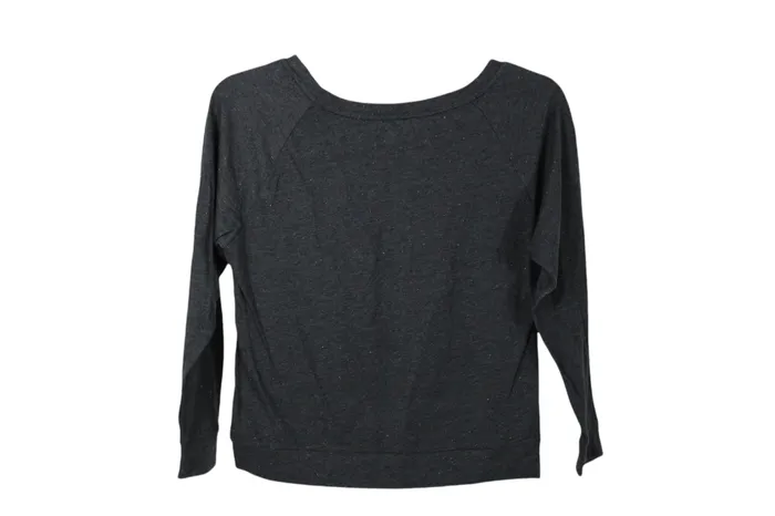 Poof Earrings Poof Charcoal Gray Top M