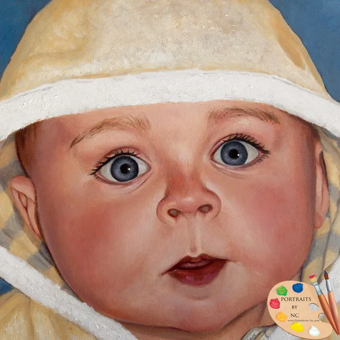 Portraits by NC Custom Baby Oil Portrait Necklaces