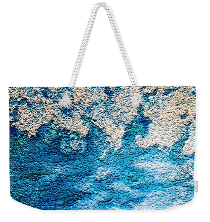 Portraits by NC Necklaces Weekender Tote Bag Customizable Carryall Totebag Beach Tote Ocean Foam Portraits by NC Necklaces Weekender Tote Bag Customizable Carryall Totebag Beach Tote Ocean Foam