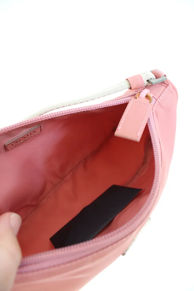 Prada Earrings Prada Tessuto Pink Nylon Handbag