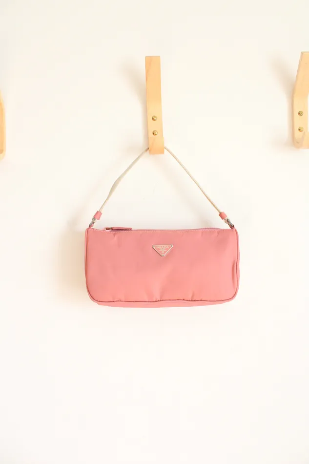 Prada Earrings Prada Tessuto Pink Nylon Handbag